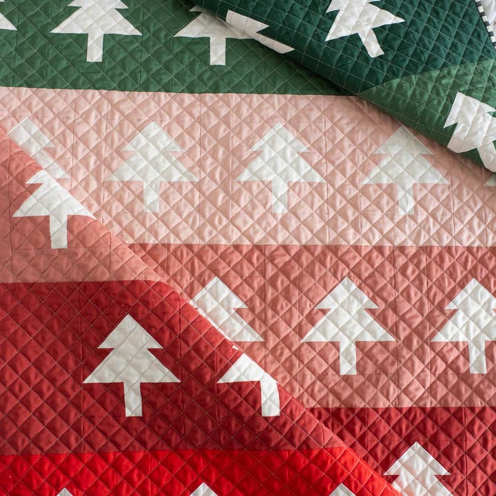 Quilty Love – wholesale Craft sewing kit – Tree Rows PAPER Quilt Pattern6