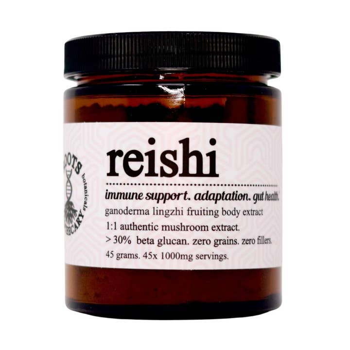 reishi mushroom extract. organic for wholesale by Roots Apothecary