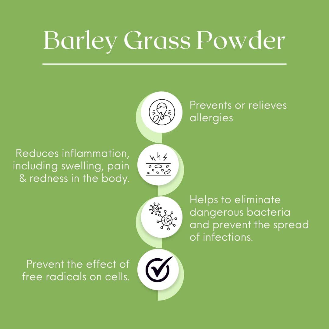 Natures Basket - Wholesale Protein/superfood powder - Nature's Basket Barley Grass (Hordeum Vulgare) powder 227g2