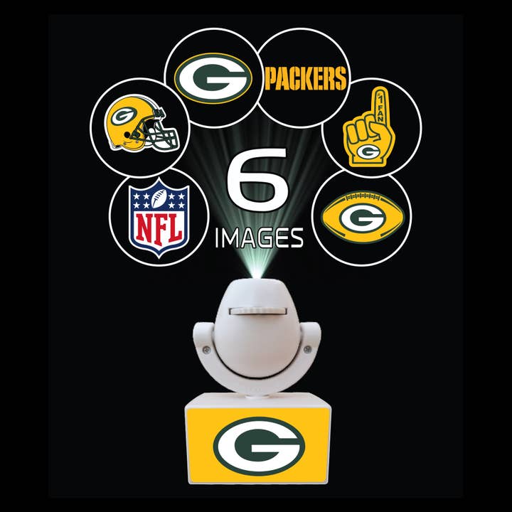 Sporticulture - Wholesale Portable Projector - Kids - NFL Green Bay Packers Mini Spotlight Projector1