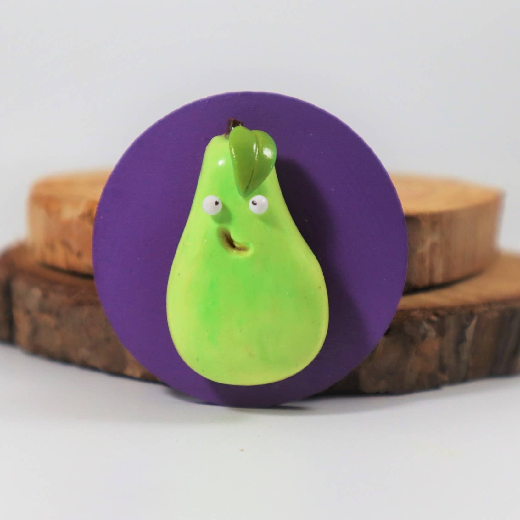 Way Outside Studios - Vente Aimants - Aimant poire0