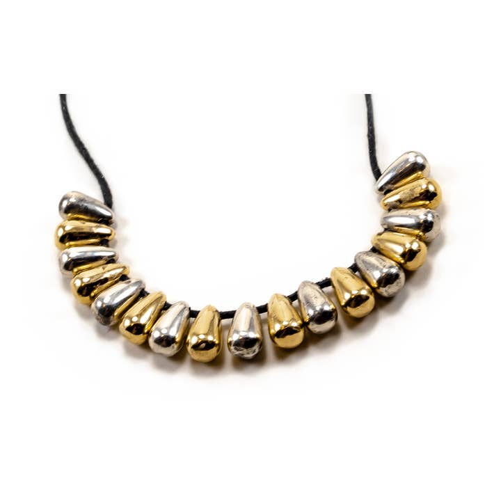 Larmes en argent et laiton pour la vente par Rebecca Nadler Designs