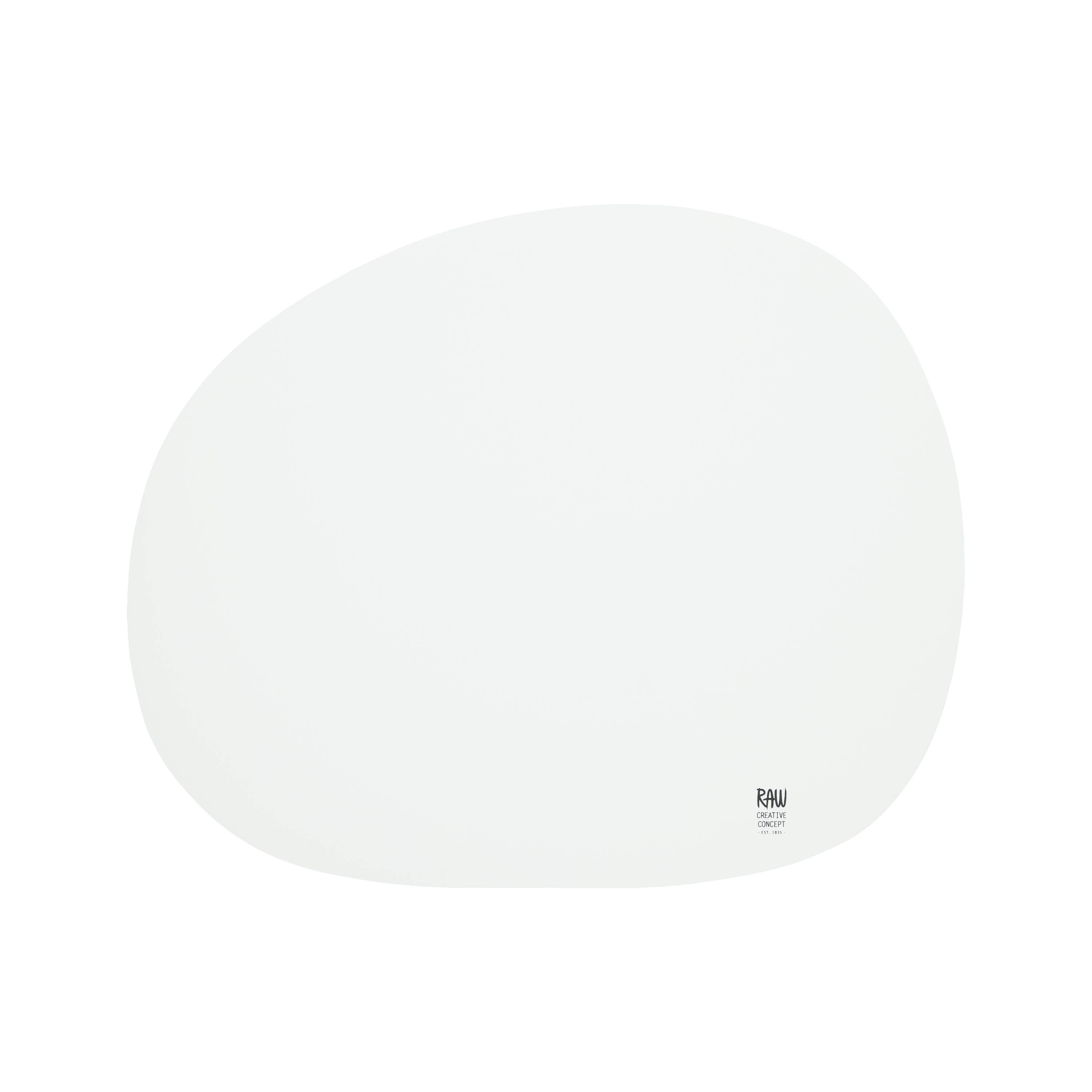 Aida A/S – Engroshandel Dækkeserviet – Raw Organic Dækkeserviet - Snehvid silikone 41 X 33,5 cm.0