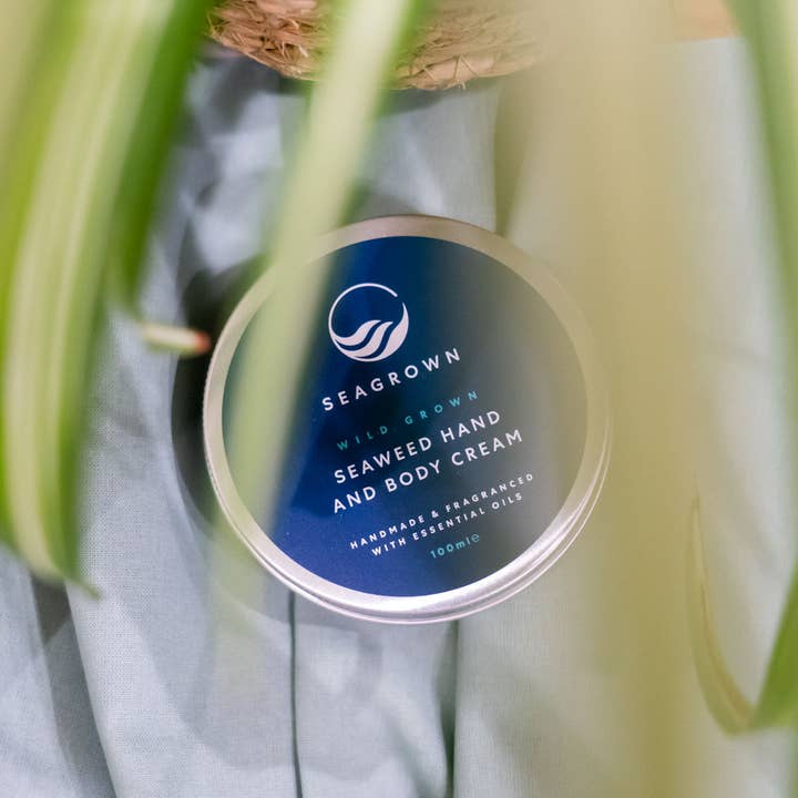 Long Lasting 'Seagrown' Kelp-Infused Hand and Body Cream with Essential Oil Blend Fragrance for wholesale by Cosy Cottage Soap