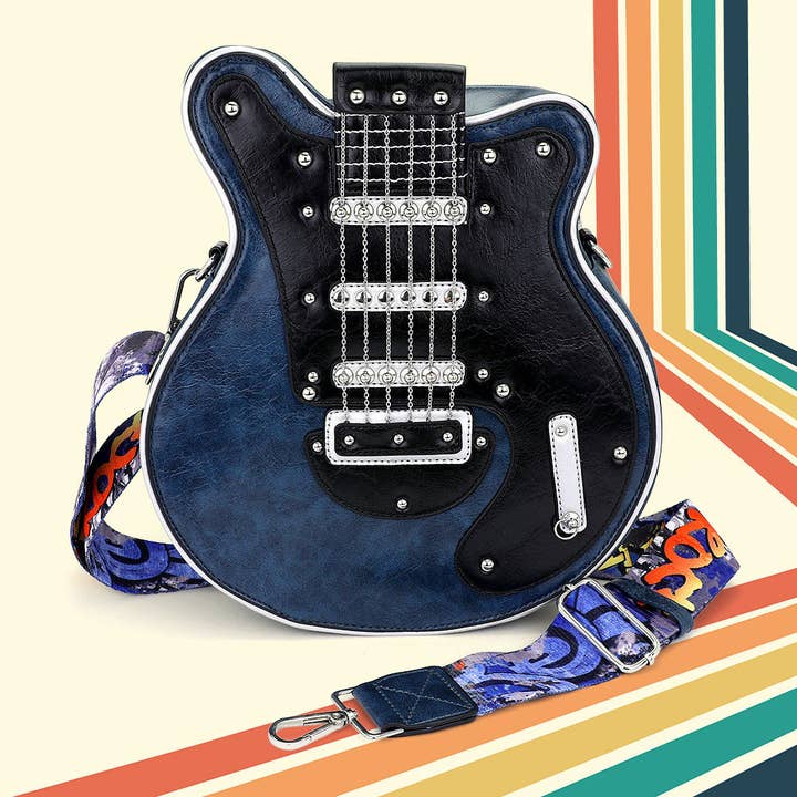 Sensibling Corp. - Wholesale Crossbody Bag - Women's - Electronic Guitar Shaped Crossbody Bag