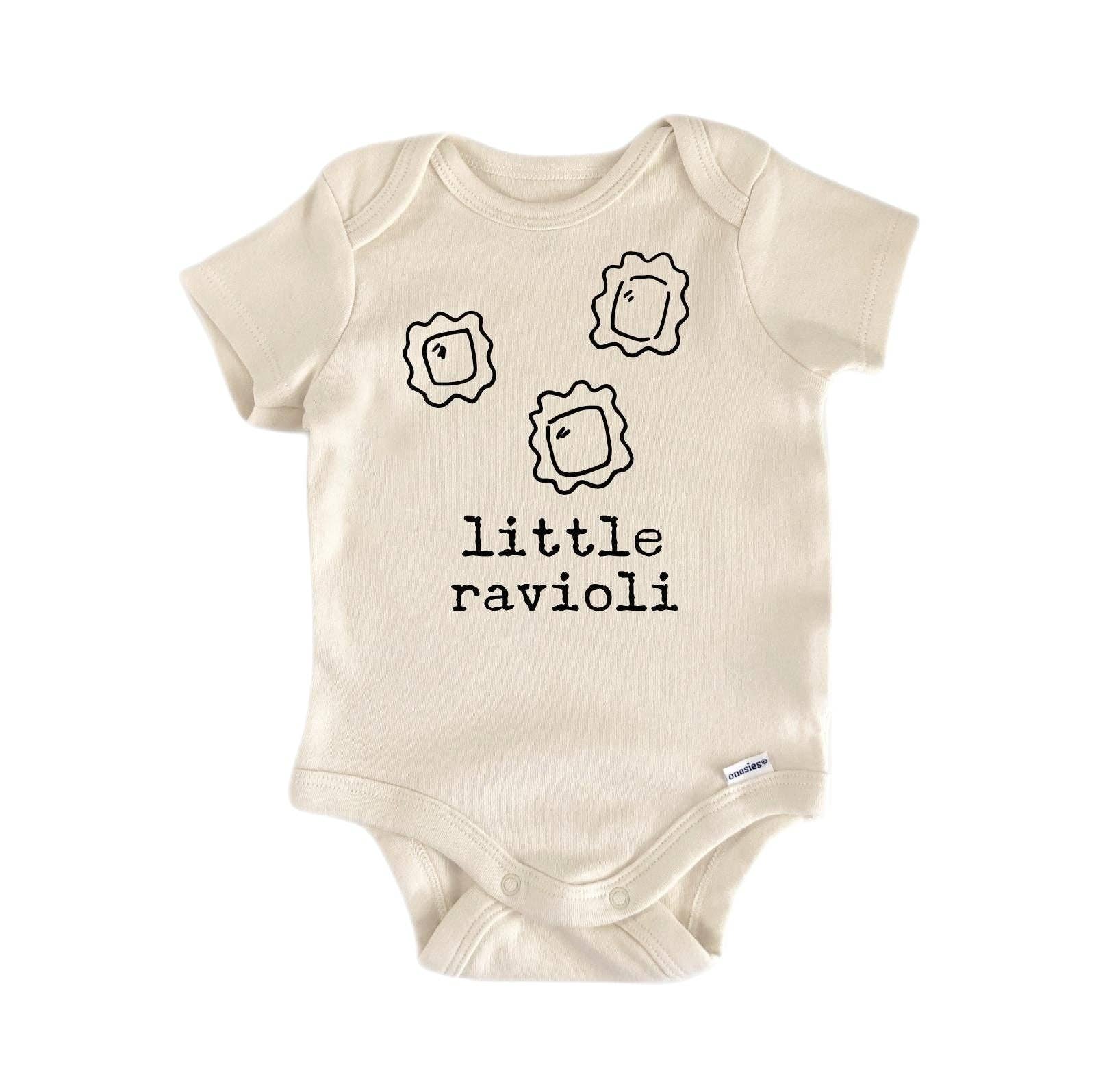 North Fork Forager LLC - Wholesale Bodysuit (Non-Footed) - Baby - Ravioli Italian Pasta - Baby Boy Girl Clothes Infant Bodysuit Funny Cute Newborn0