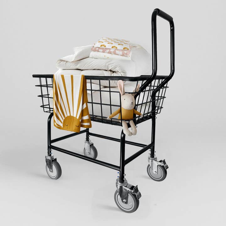 Laundry Vending Products - Wholesale Laundry Basket - LVP Work Horse Commercial Laundry Cart with Removable Handle
