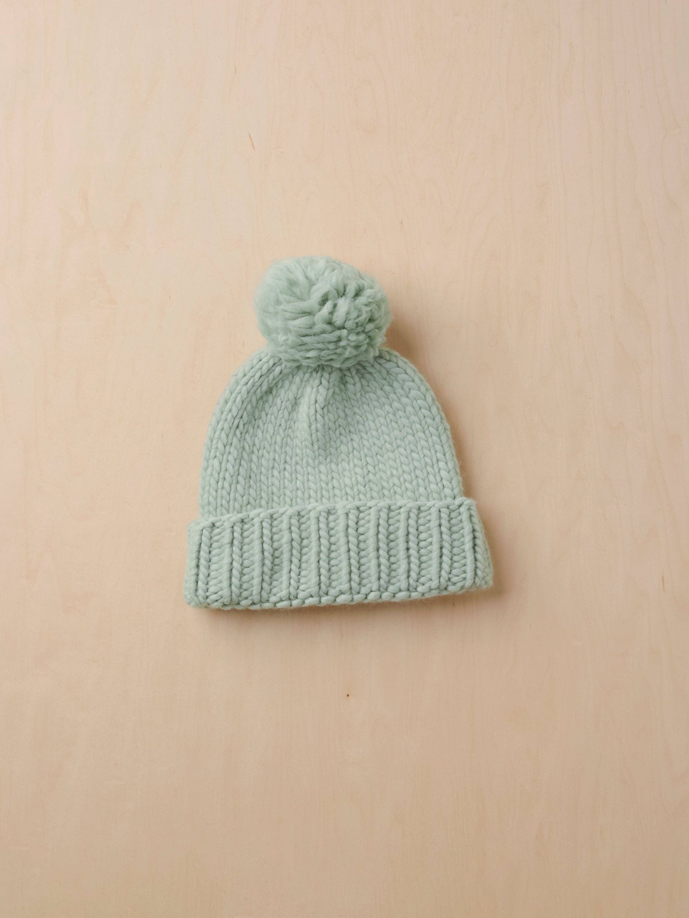 The Endery - Vente Bonnet – femme - Bonnet Tricoté à la Main Marina - Épidote1