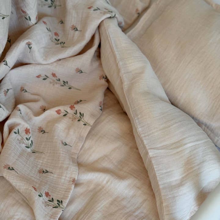 Summerville organic - Wholesale Bedding Set - Kids & Baby - Junior Bedding Set Sandshell Organic Cotton3