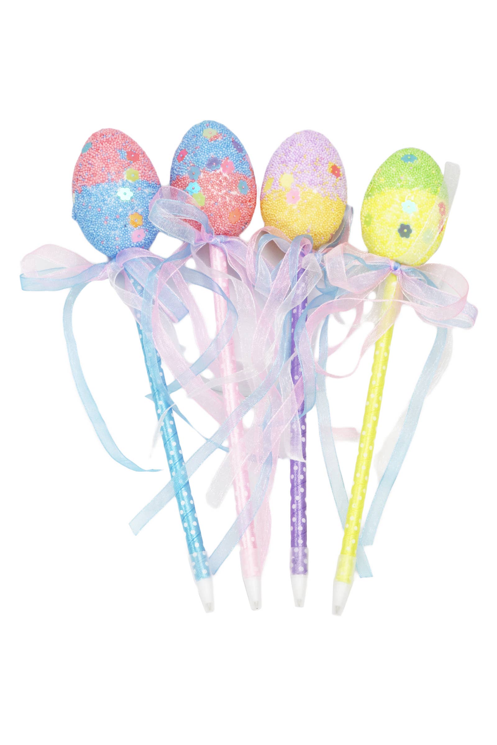 Cap Zone - Vendita all'ingrosso Penne - Penna avvolta con nastro di schiuma a tema pasquale - 12 pz2