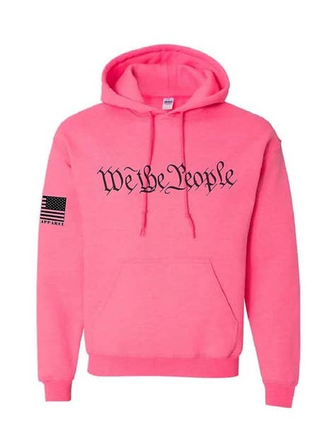 We The People - Chandail à capuchon rose pour la vente par The Armory