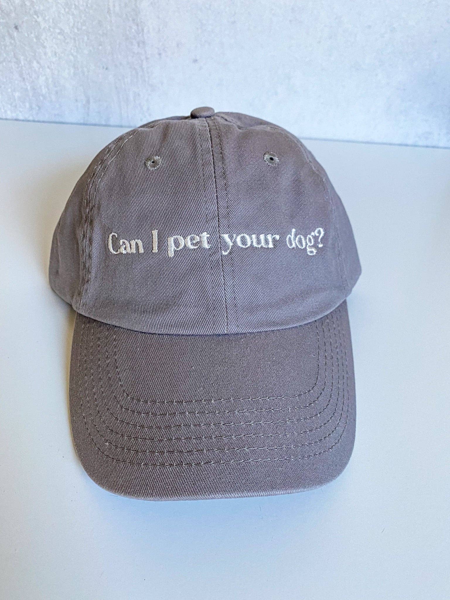 Hat & Rabbit - Wholesale Baseball Cap - Unisex - Can I Pet Your Dog? Hat