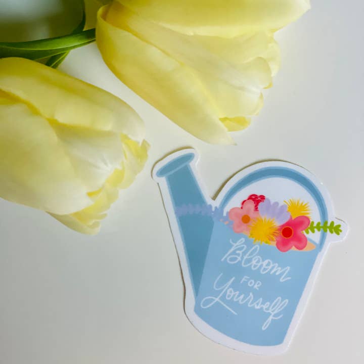 Bloom for Yourself Sticker for wholesale by A Little Script