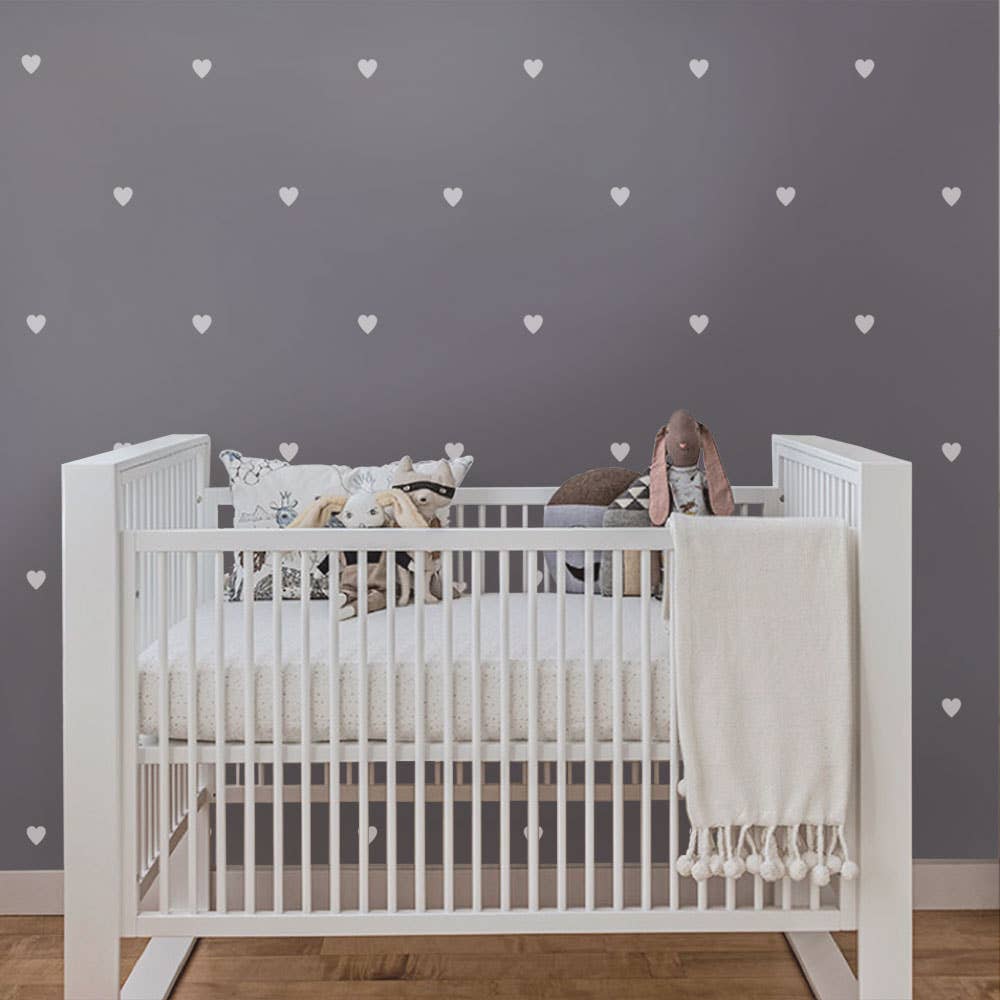 Simple Shapes - Wholesale Wall Decal/Stickers - Small Hearts Wall Decal0