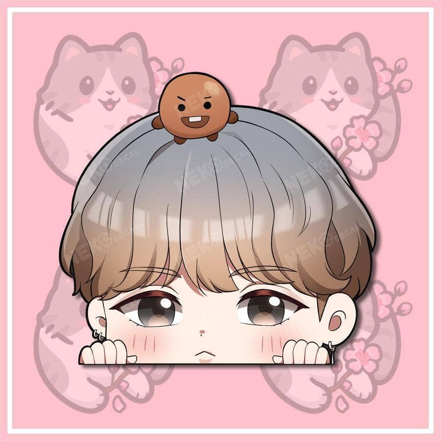 Nekodecal - Wholesale Sticker - Chibi BTS Peekers4