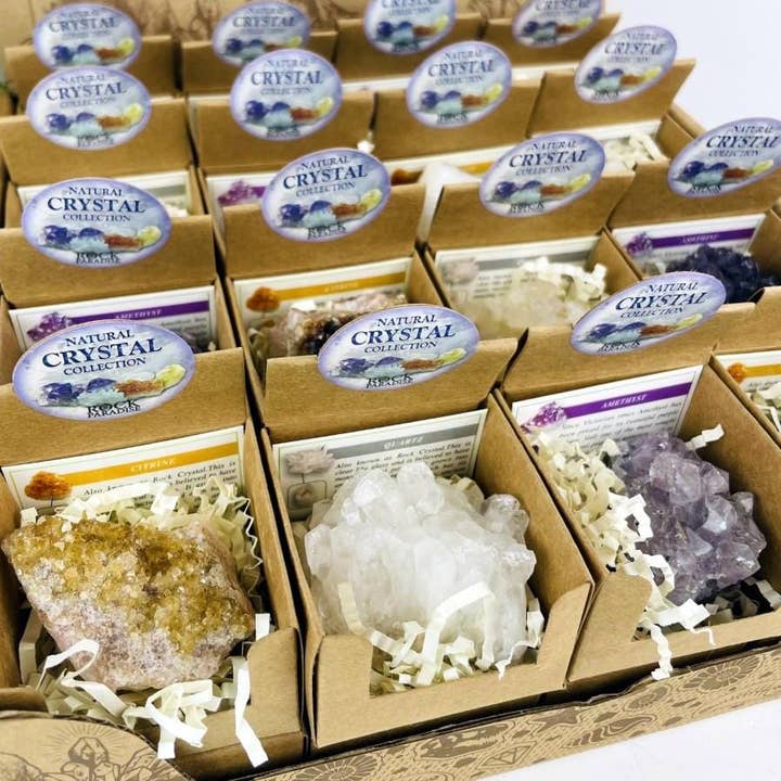 Rock Paradise - Wholesale Spiritual Stone/Crystal - Natural Crystal Collection - Point of Purchase Display