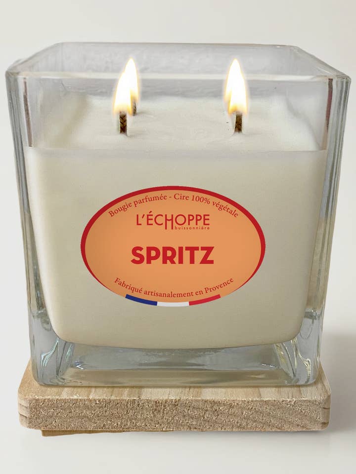 Spritz - Scented candle 400g for wholesale by L'Échoppe Buissonnière