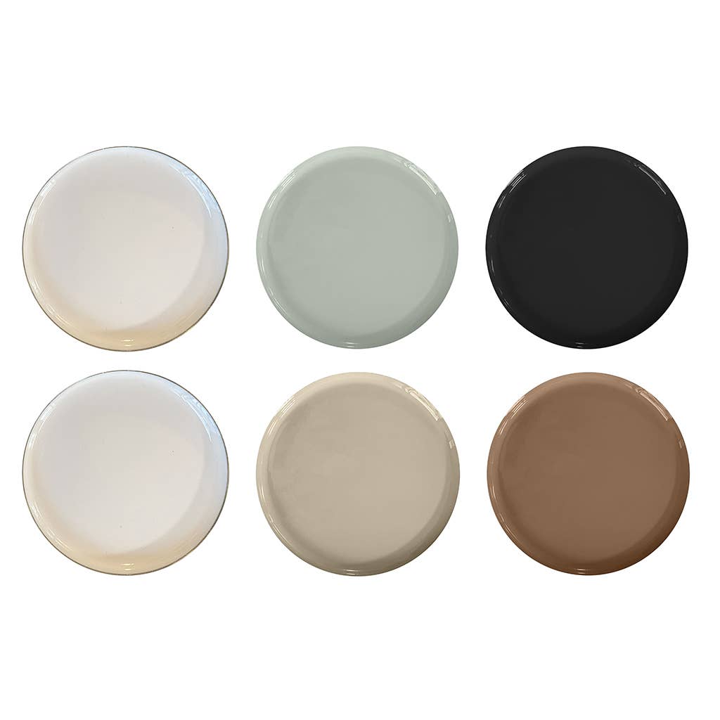 Opjet Paris - Wholesale Decorative Tray - Neutral round tray assorted D35 H2cm0