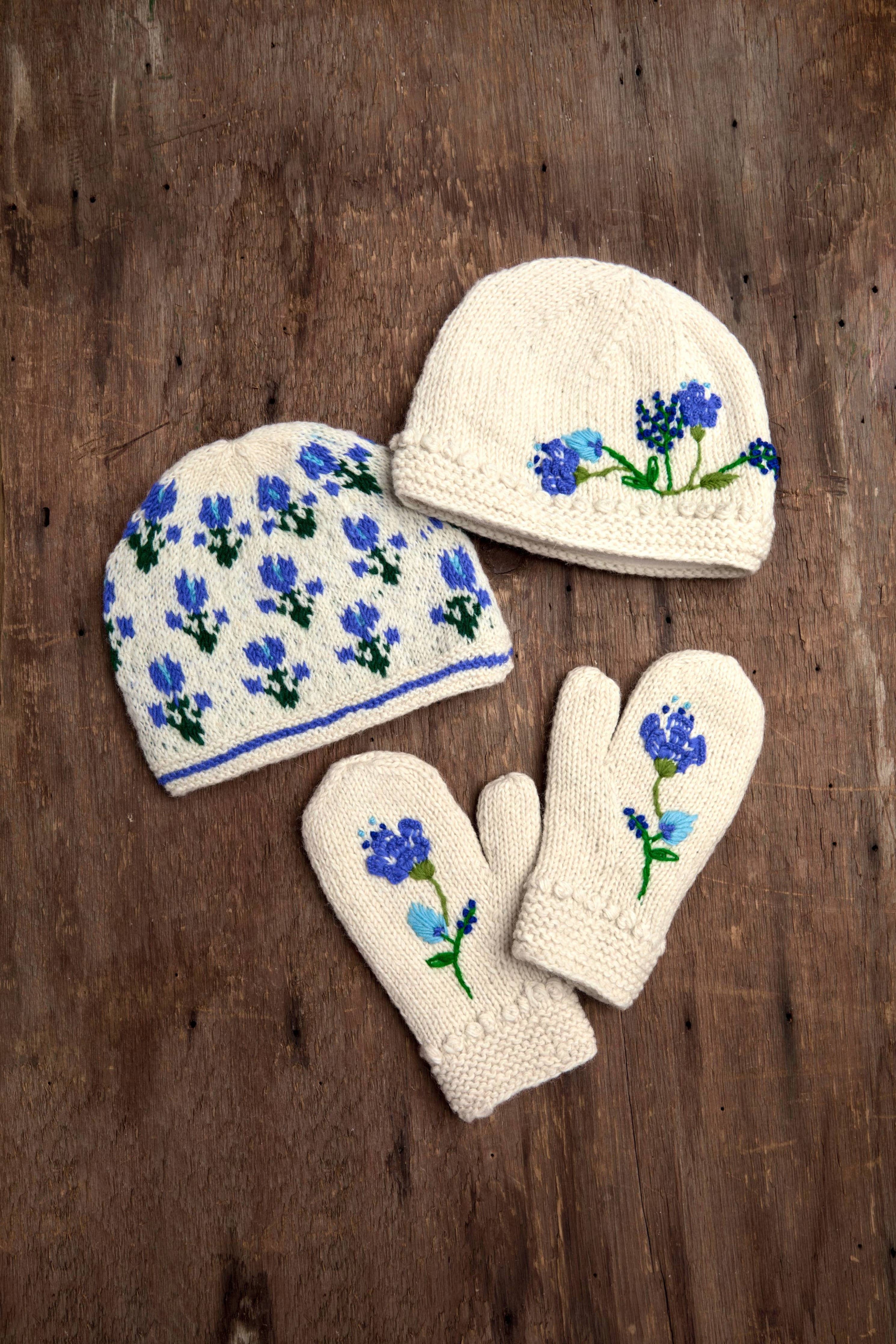 By Many Hands - Wholesale Mittens - Women's - Therese Ecru Mittens6