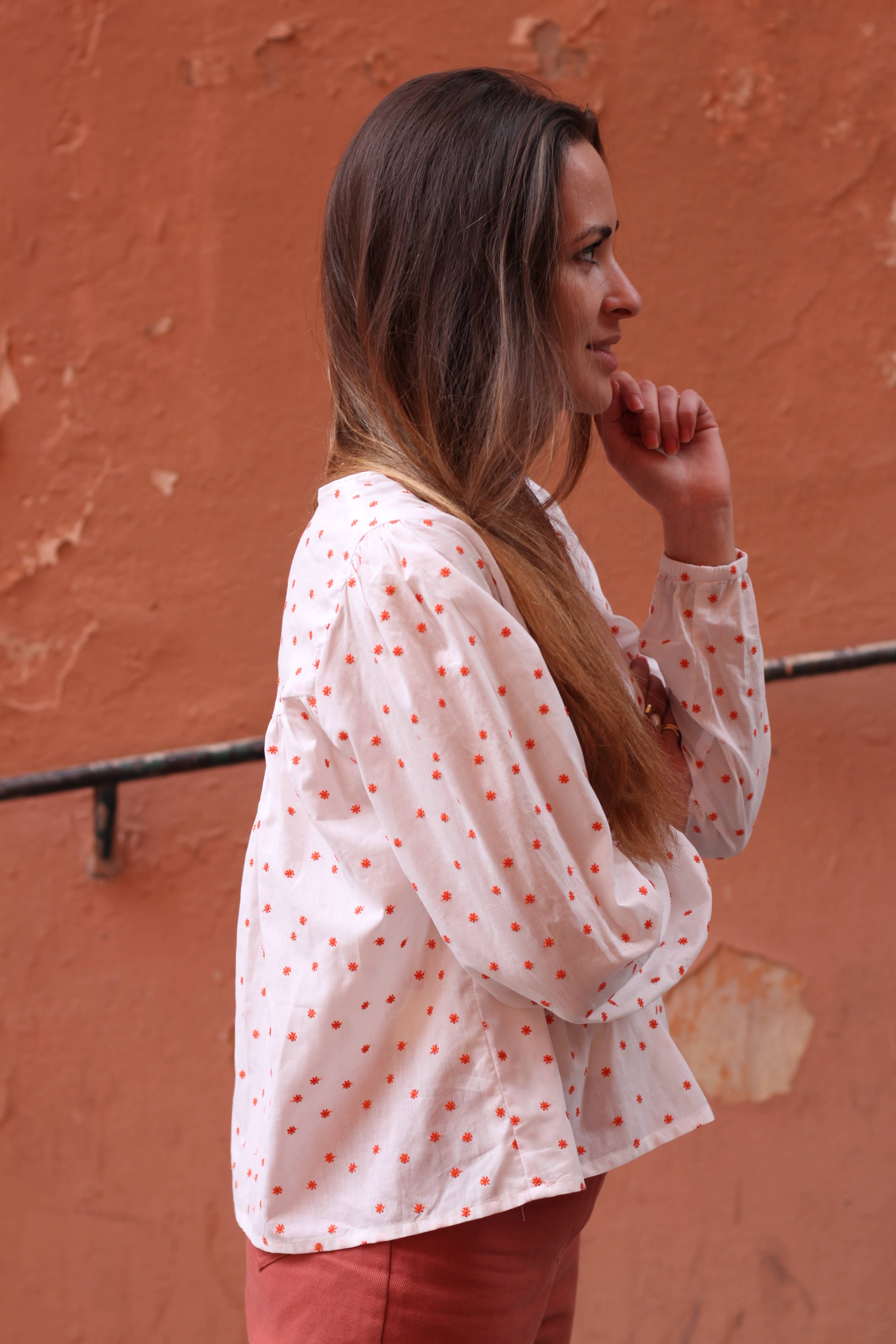 Cha' coud - Wholesale Craft Sewing Kit - Sewing pattern - The Alma blouse2