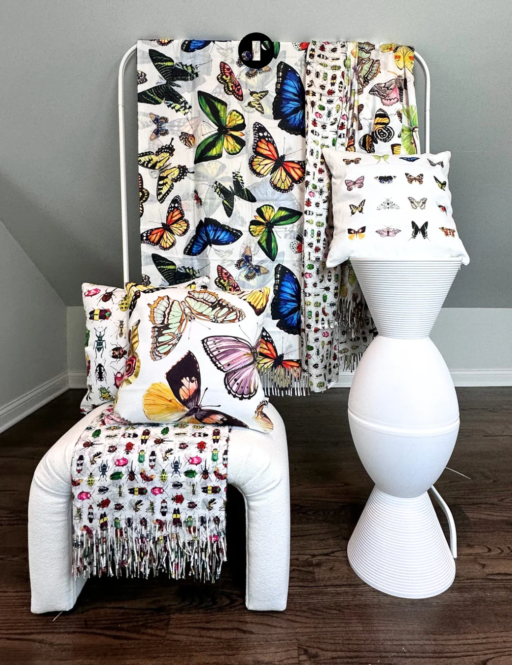 Narrative Material - Wholesale Throw Pillow Cover - Critters Pillow Sham | art by J6R62