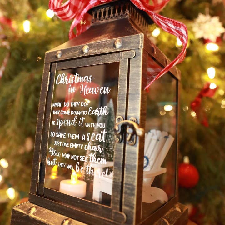 Rose Magnolias – wholesale Lantern – Christmas In heaven -Memorial Lantern