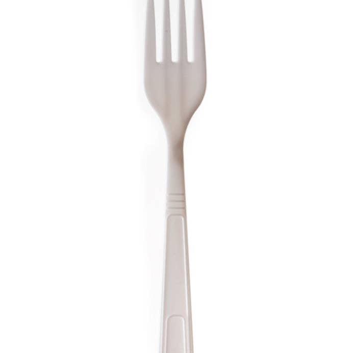 EcoQuality - Wholesale Disposable Servingware Set - [50] Heavy Duty Forks - Premium Heavy Weight Disposable Cutl0