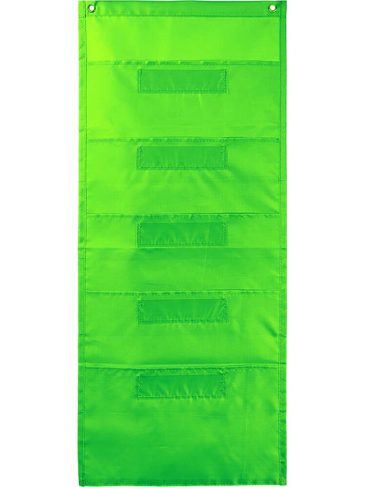 Stockage de dossiers de fichiers : Lime Pocket Chart pour la vente par Carson Dellosa Education