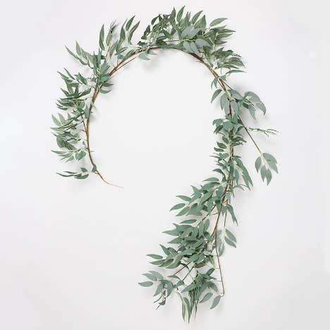 Sweet Home Deco - Wholesale Artificial Plant - 20'' Silk Eucalyptus Leaves Bush, Fake Seeded Eucalyptus