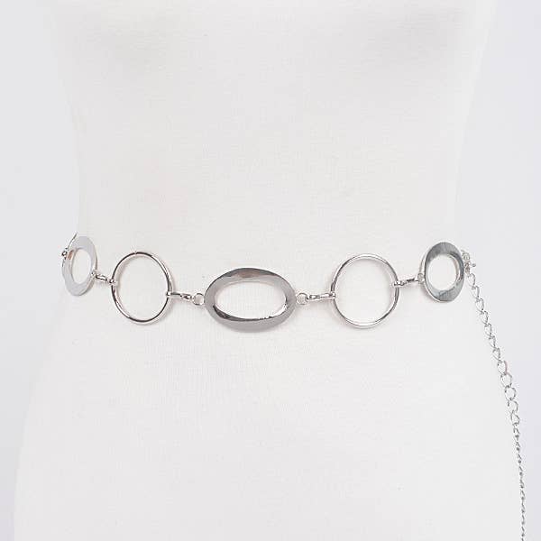 3AM BY H&D ACCESSORIES - Wholesale Belt - Women's - Multi Round Metal Chain Belt