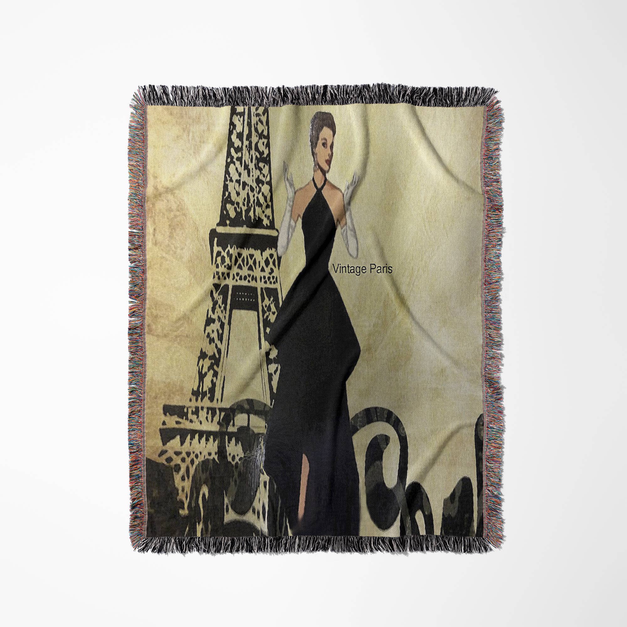 3dRose - Wholesale Throw Blanket - 3dRose, Vintage Paris, Blanket0