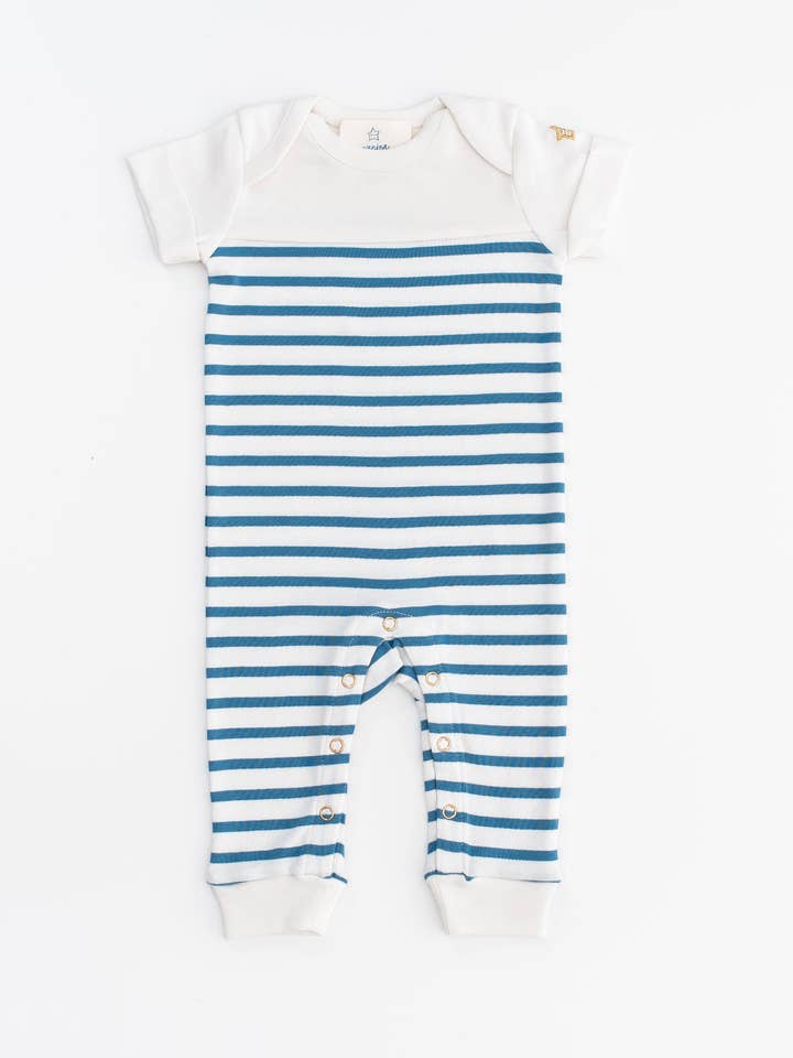 The Breton Striped Playsuit for wholesale by evening star