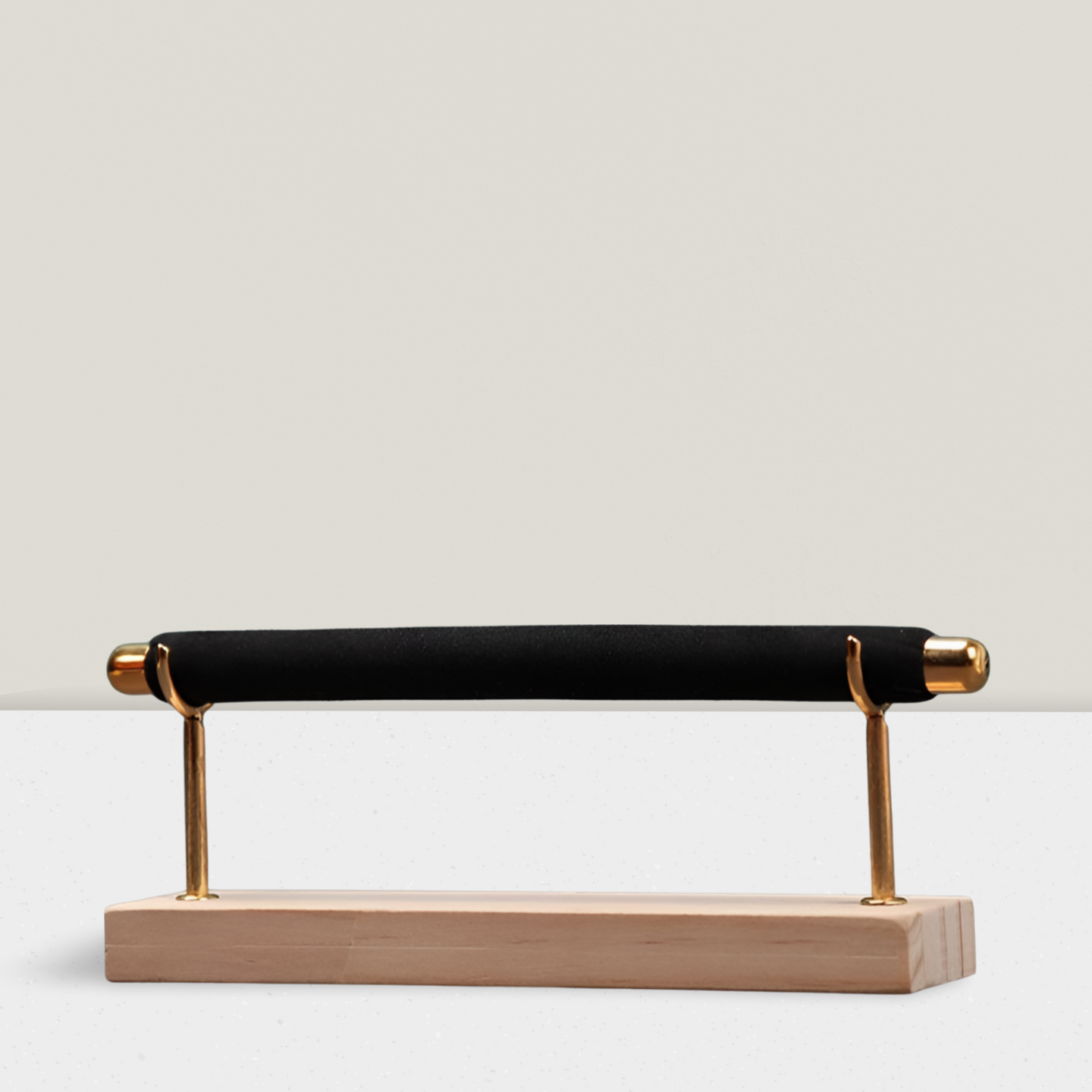 Zakka - Wholesale Jewelry Stand & Display - 1-Tier Ring Holder Soft Velvet Bar Jewelry Display Stand0