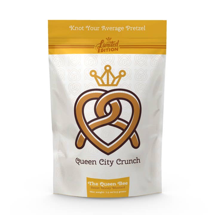Limited Edition Queen Bee - Sweet Honey Mustard- Wholesale case of 12 for wholesale by Queen City Crunch
