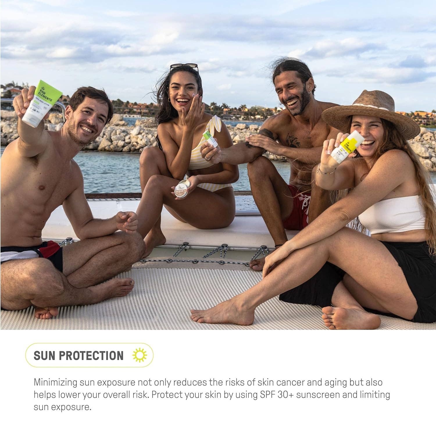 Raw Elements – Großhandel Sonnencremes – ROHE ELEMENTE GETÖNT TÄGLICHES GESICHT BIO-HARZROHR SPF 306