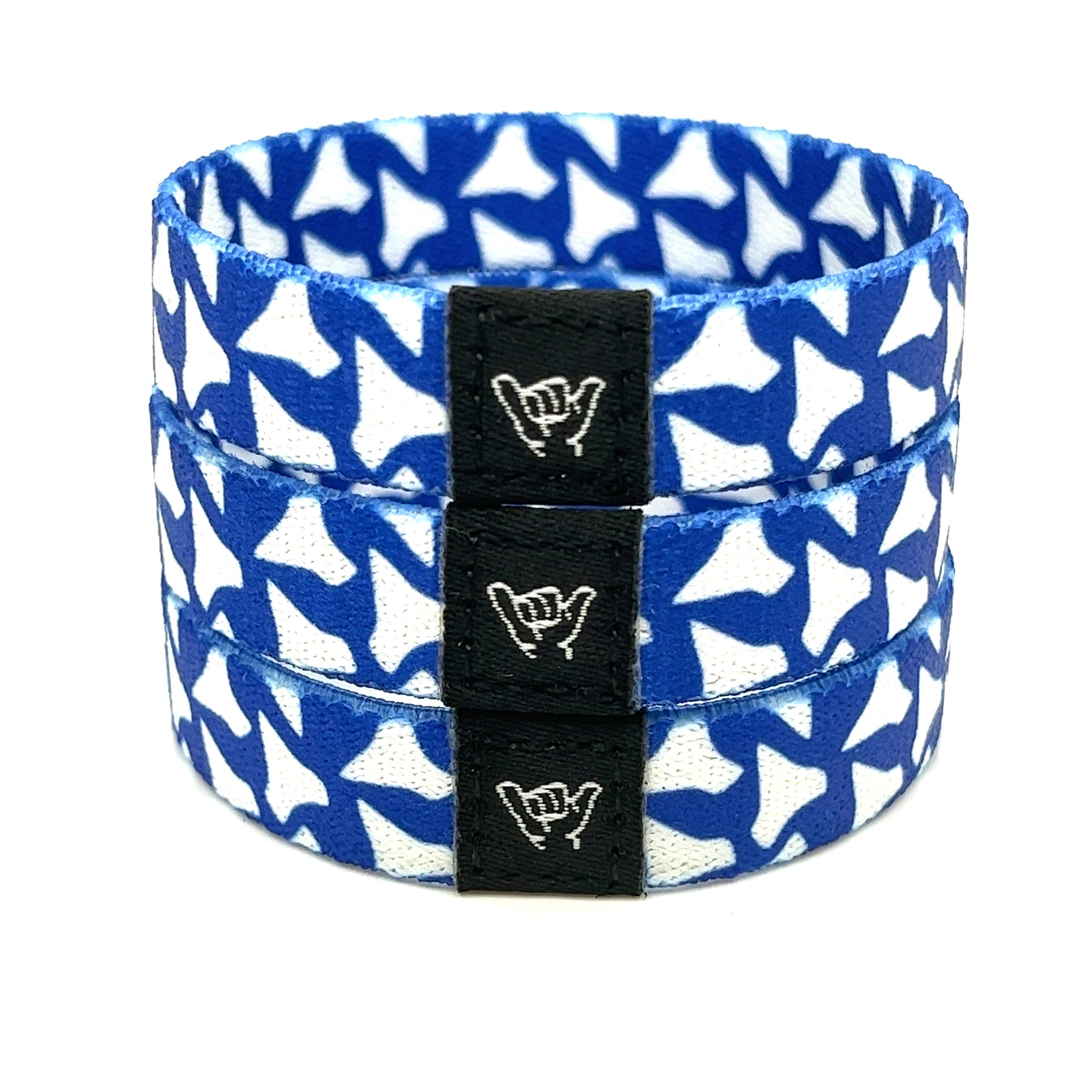 Hang Loose Bands - Wholesale Woven/Braided Bracelet - Shark Tooth Wristband Bracelet