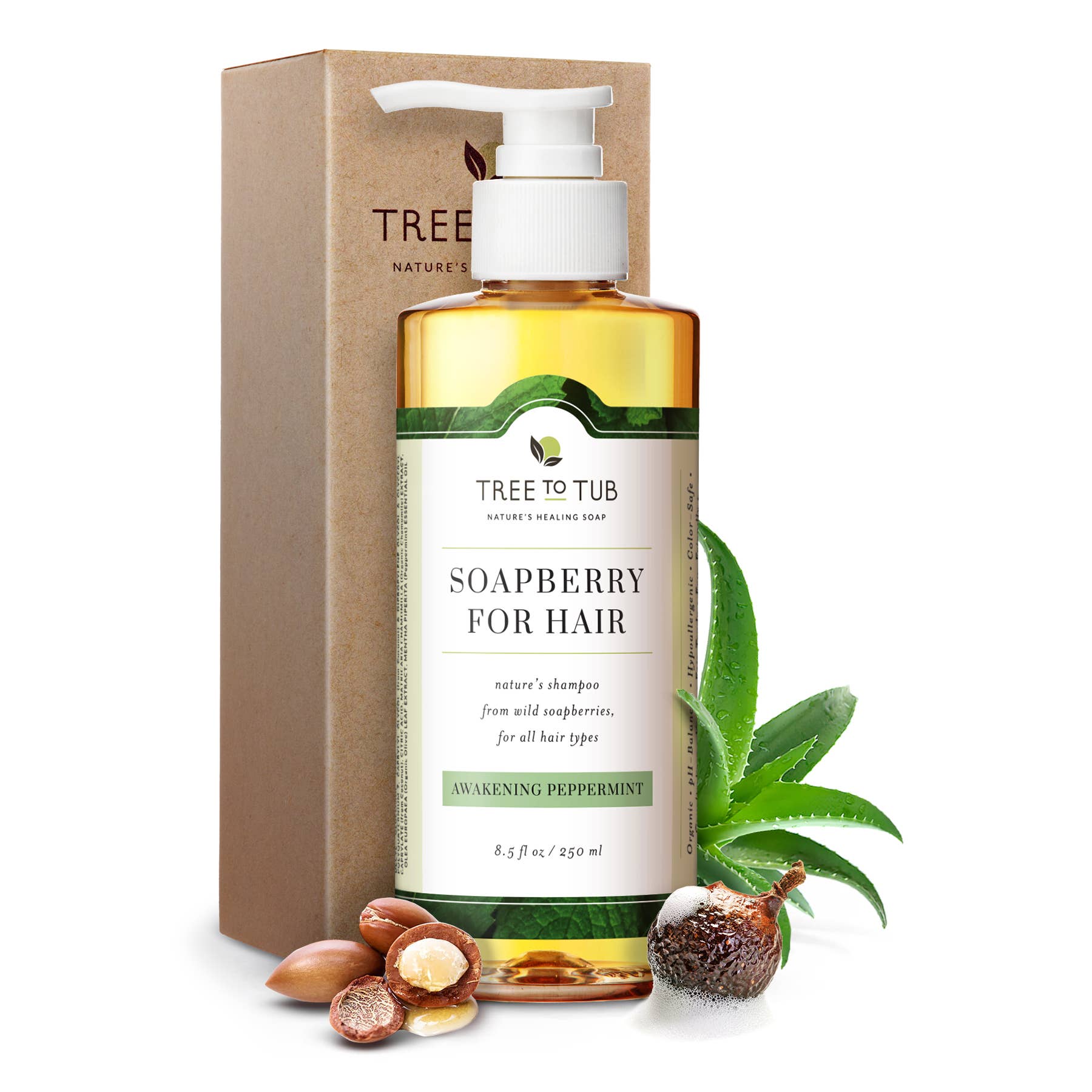 Tree To Tub - Wholesale Hair Shampoo - Soothing Soapberry Shampoo for Oily Hair & Sensitive Scalp0