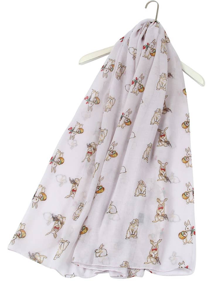 Halstuch Countryside Bunny Hase mit Aufdruck für den Großhandel von Fashion Scarf World