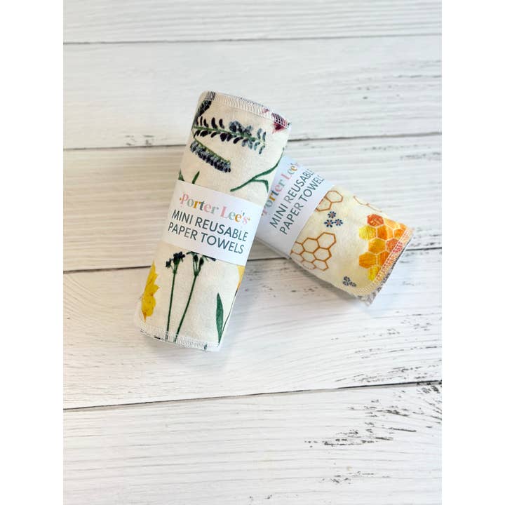 Mini serviettes en papier réutilisables pour la vente par Porter Lee's