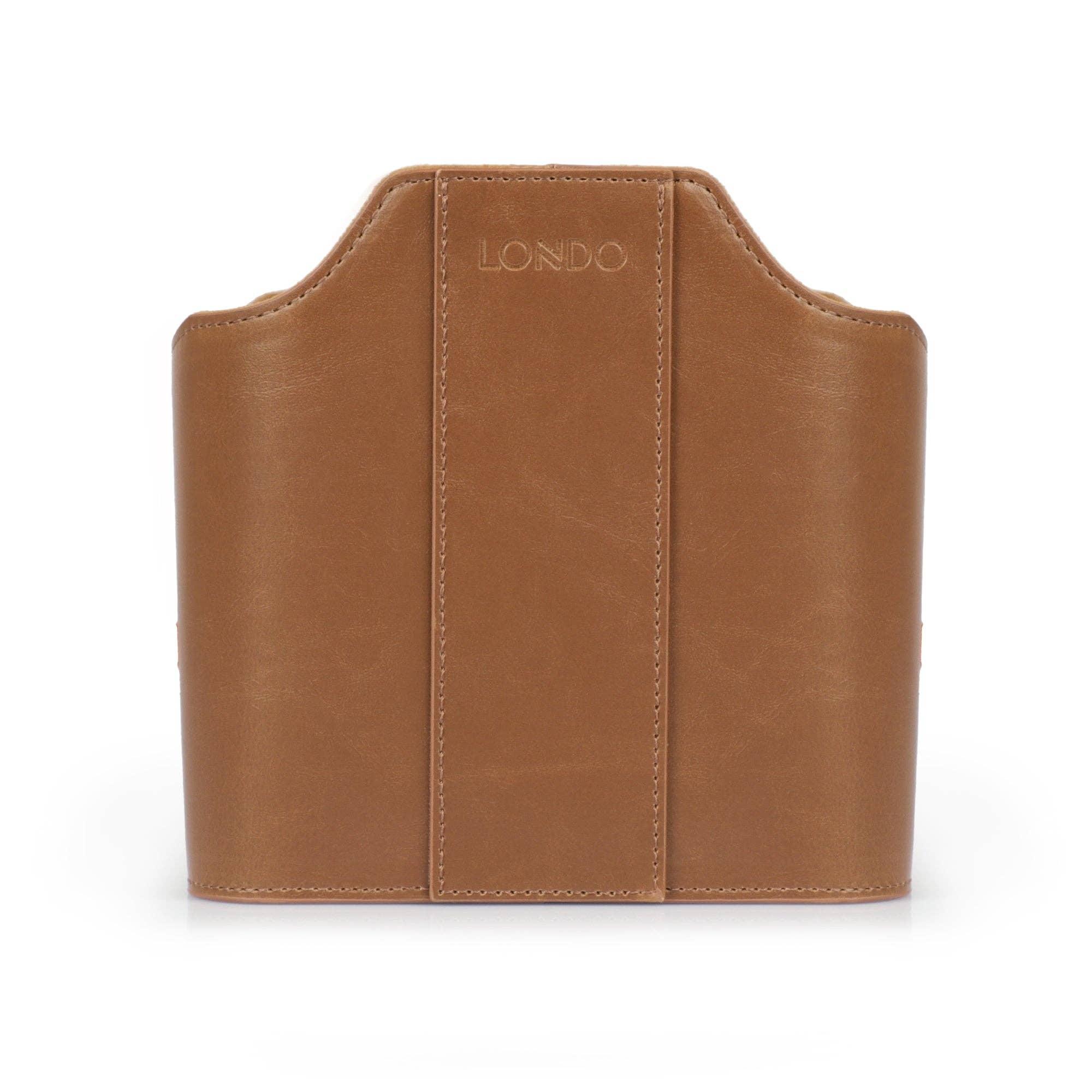 Londo - Wholesale Desk Organizer - Londo Leather Remote Control Organizer and Caddy with Tablet Slot24