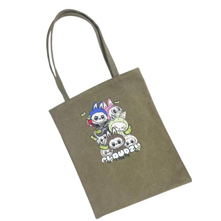 Chenson & Gorett - Wholesale Tote Bag - Women's - Labubu Design Canvas Tote Bag for Women 580193