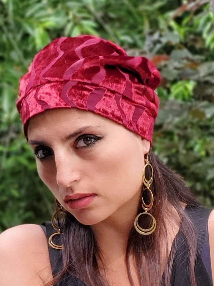 Rowdie II - Burnout Velvet High Seas Collection (Red Sea - O for wholesale by PANDEMONIUM