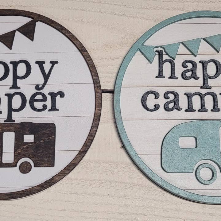 The Country Roost - Wholesale Sign - Happy Camper Sign