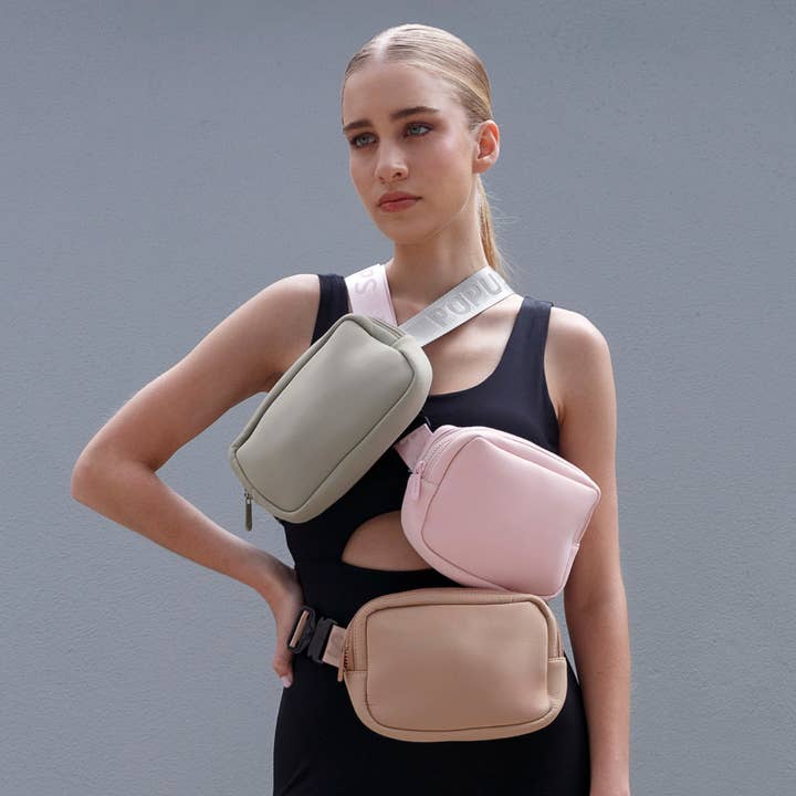 Pop Ups Brand - Wholesale Belt Bag - Women's - FANNY PACK TAN9