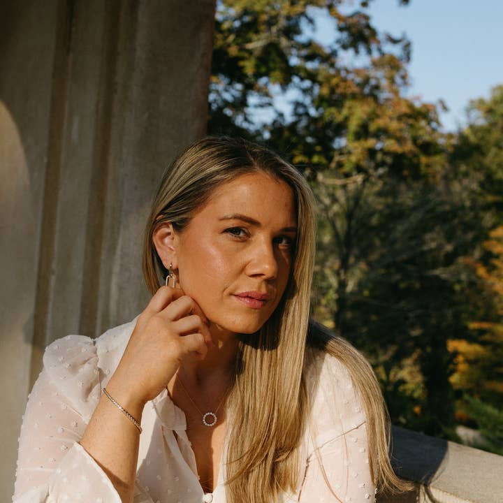 Chloe + Lois - Wholesale Pendant/Charm Necklace - White CZ Infinity Necklace5