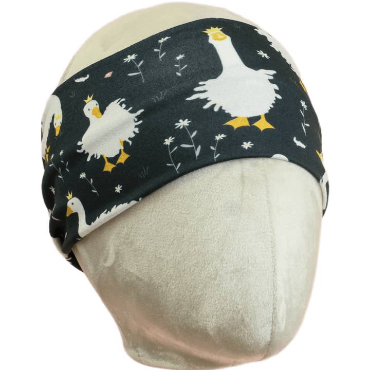 Goose Queen Stretch Headband for wholesale by The Sassy Olive Handmade Headbands