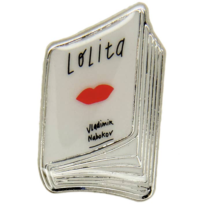 book lolita pin for wholesale by Godert Amsterdam