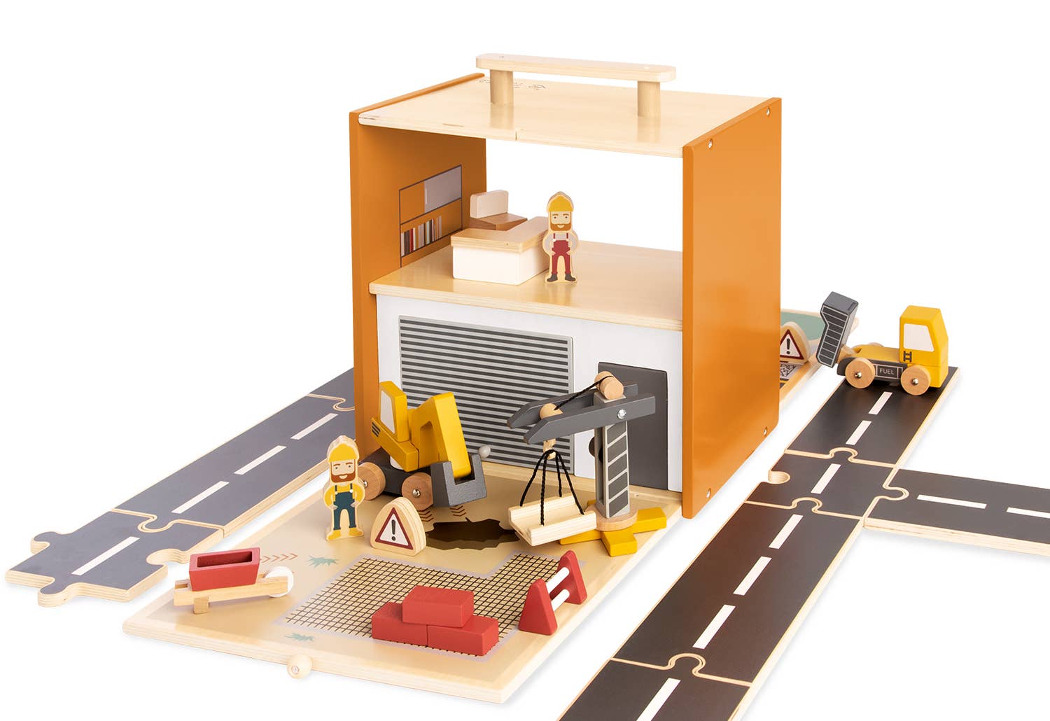 Pinolino Kinderträume GmbH - Vendita all'ingrosso Set di giocattoli - Bambini - Mondo di gioco "Baustelle Gustav" con accessori3