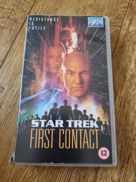 STAR TREK PRIMO CONTATTO Cassetta VHS Sigillata del Film per la vendita all'ingrosso da parte di Real Retro