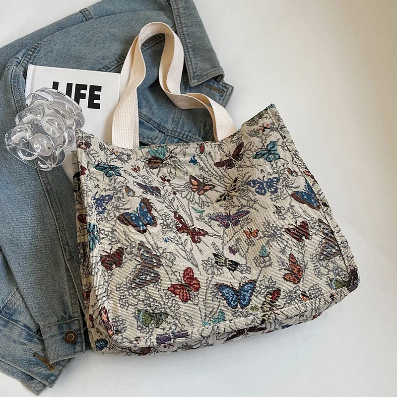 Serenity Collective - Wholesale Tote Bag - Women's - Butterfly Canvas Tote Bag4